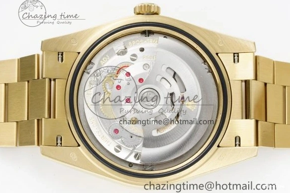 MiroTime 1229 Day Date 40 228238 YG JDF 1:1 Best Edition Green Dial on YG Bracelet VR EyeCatching 2245